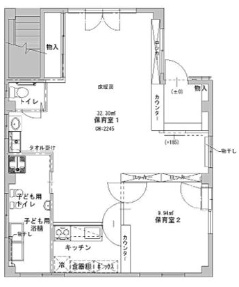 フレンズ保育園の園内マップ